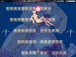 脱衣ｵｰﾙｽﾀｰ　ピンクロードのゲーム画面「後半ステージ」