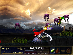 ASTLIBRA ~生きた証~のゲーム画面