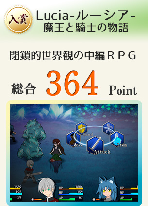 【入賞】Lucia-ルーシア- 魔王と騎士の物語(最果ての地を目指す魔王と騎士の物語)総合364Point