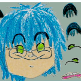 福爆笑いのイメージ-パーツを組み合わせて自由に「顔」を作ろう