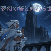 夢幻の塔と終わる世界のイメージ